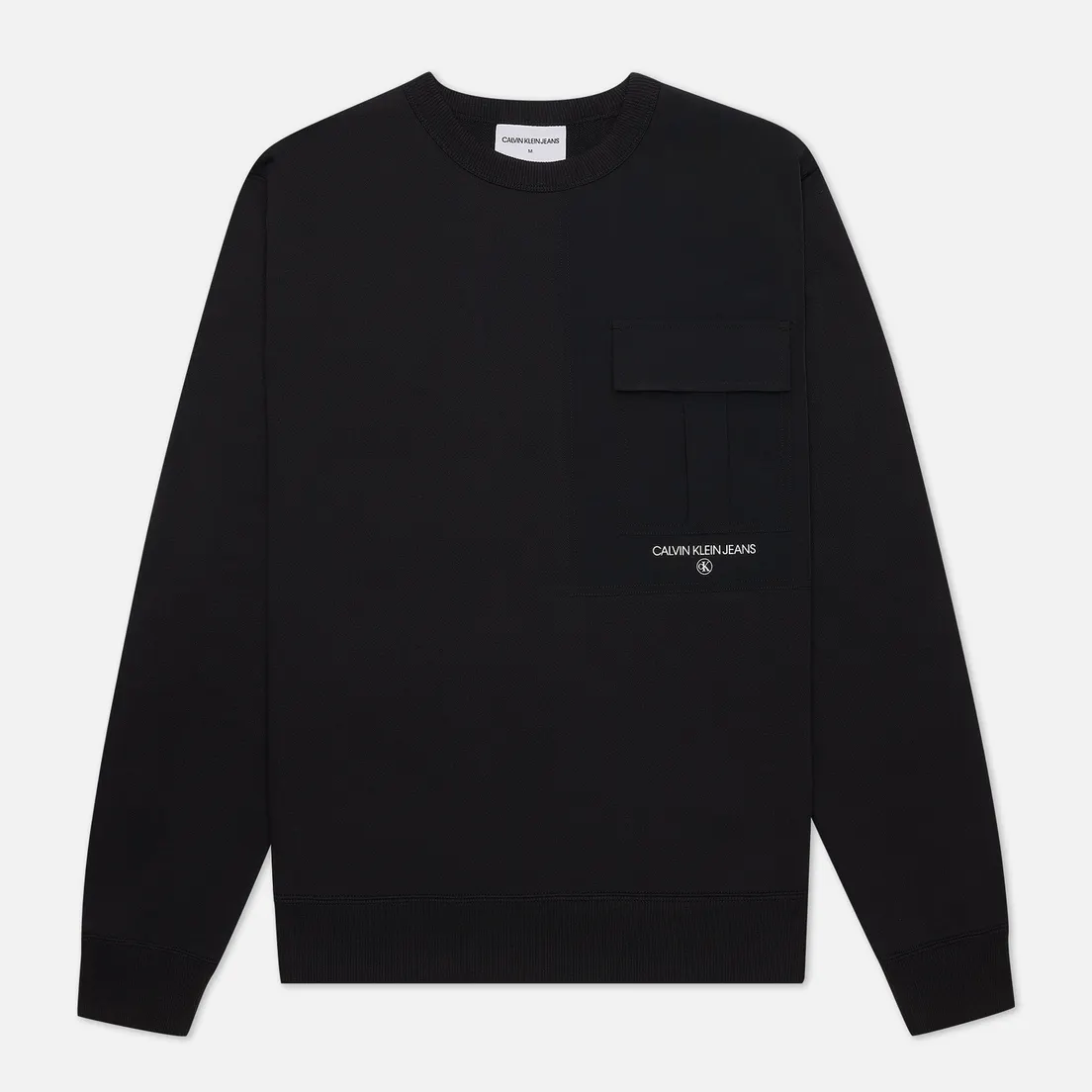 Calvin Klein Jeans Мужская толстовка Distorted Monogram Back Print
