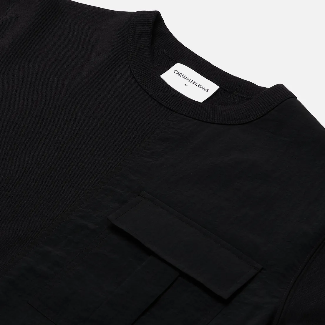 Calvin Klein Jeans Мужская толстовка Distorted Monogram Back Print