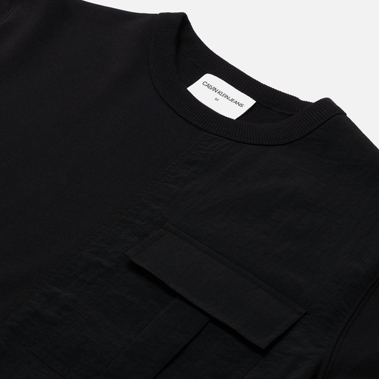 Мужская толстовка Calvin Klein Jeans Distorted Monogram Back Print Black