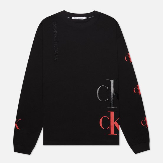 Мужской лонгслив Calvin Klein Jeans CK Eco Fashion Black
