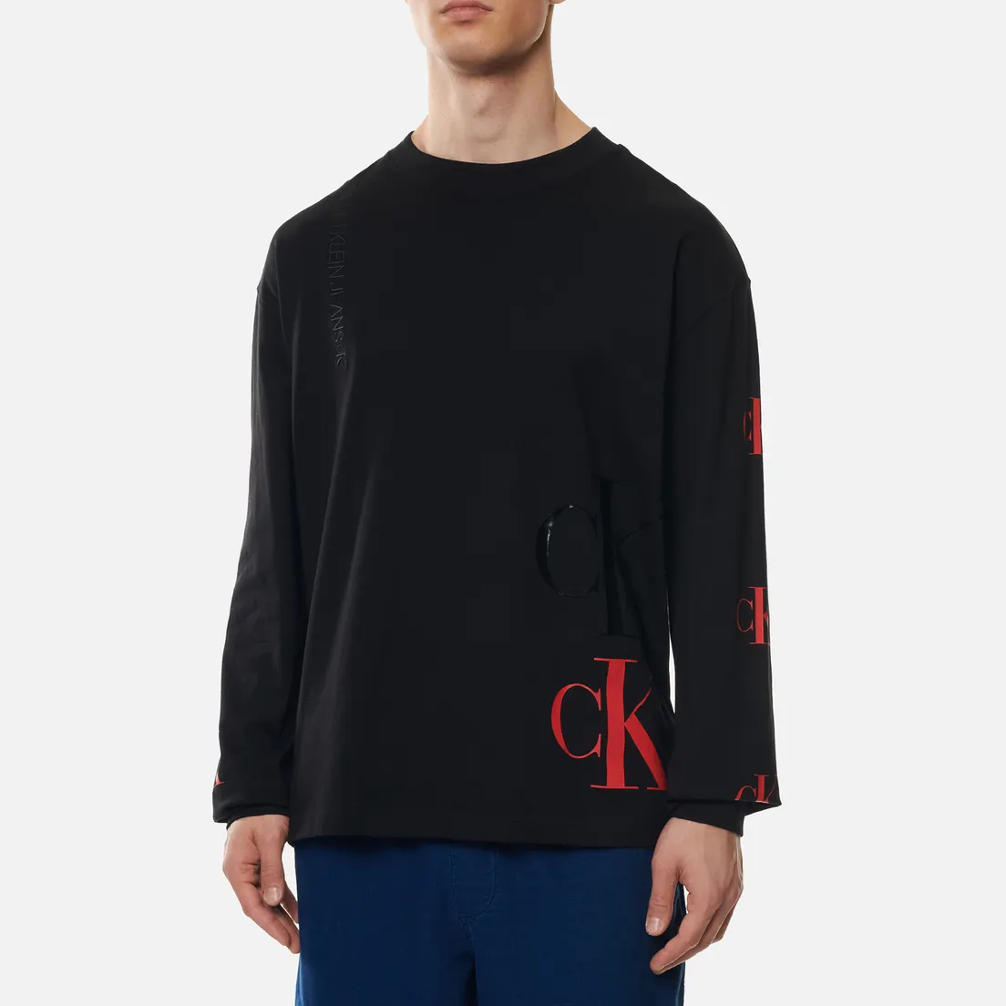Calvin Klein Jeans Мужской лонгслив CK Eco Fashion