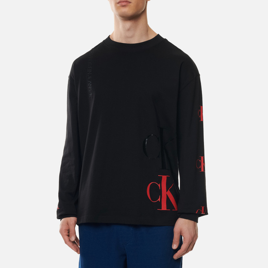 Мужской лонгслив Calvin Klein Jeans CK Eco Fashion Black