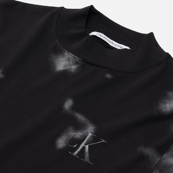 Мужской лонгслив Calvin Klein Jeans Cloud All Over Print Black