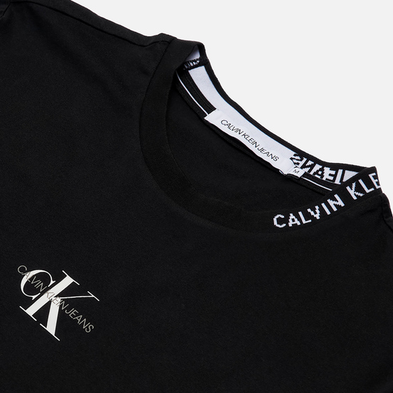 Мужской лонгслив Calvin Klein Jeans Center Monogram Black