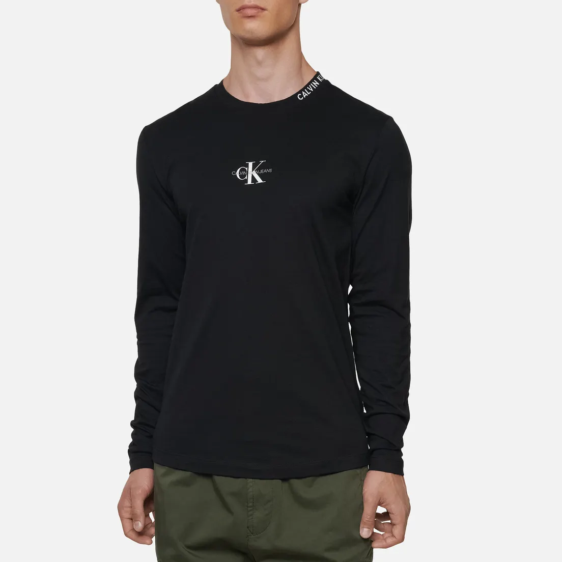 Calvin Klein Jeans Мужской лонгслив Center Monogram