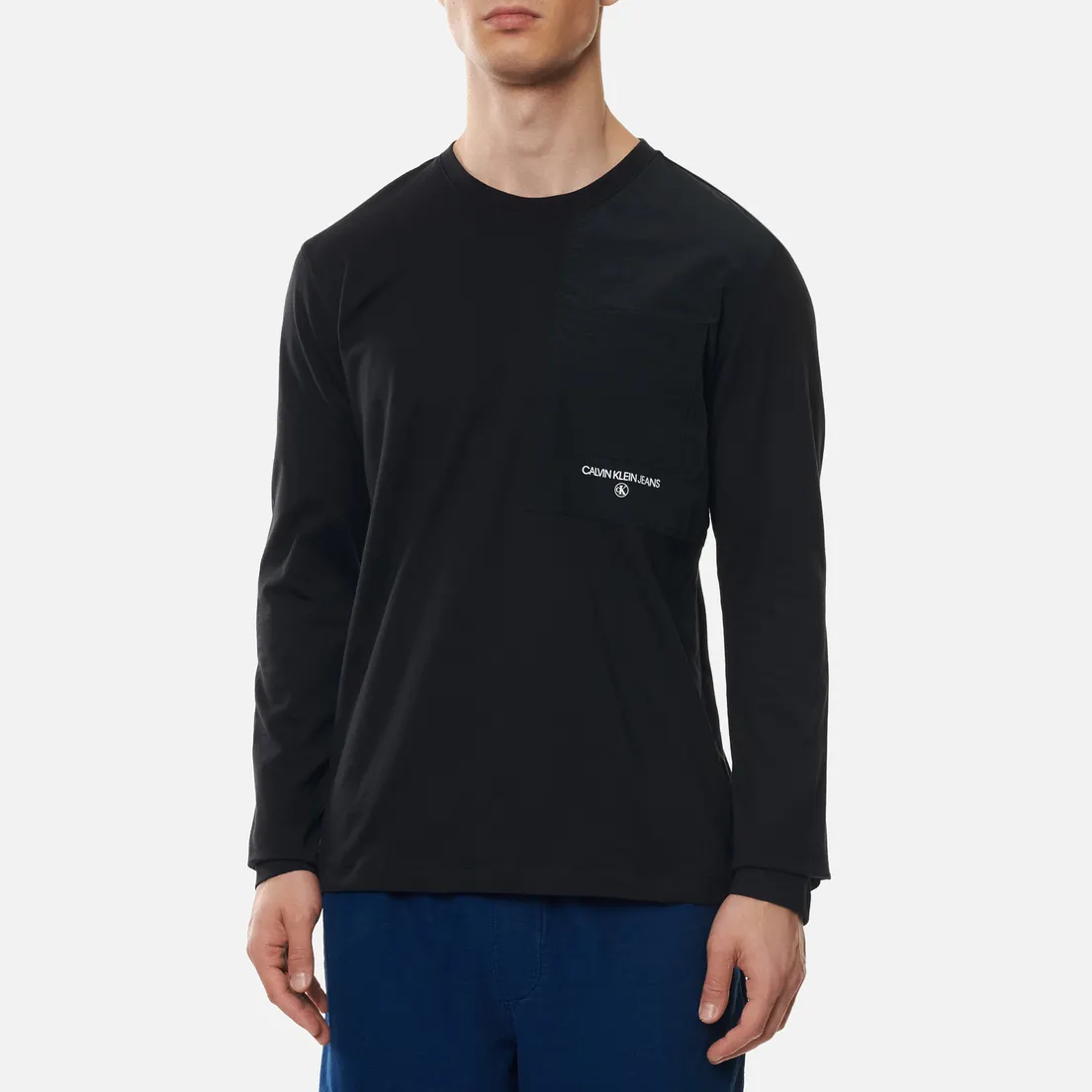Calvin Klein Jeans Мужской лонгслив Woven Utility Pocket
