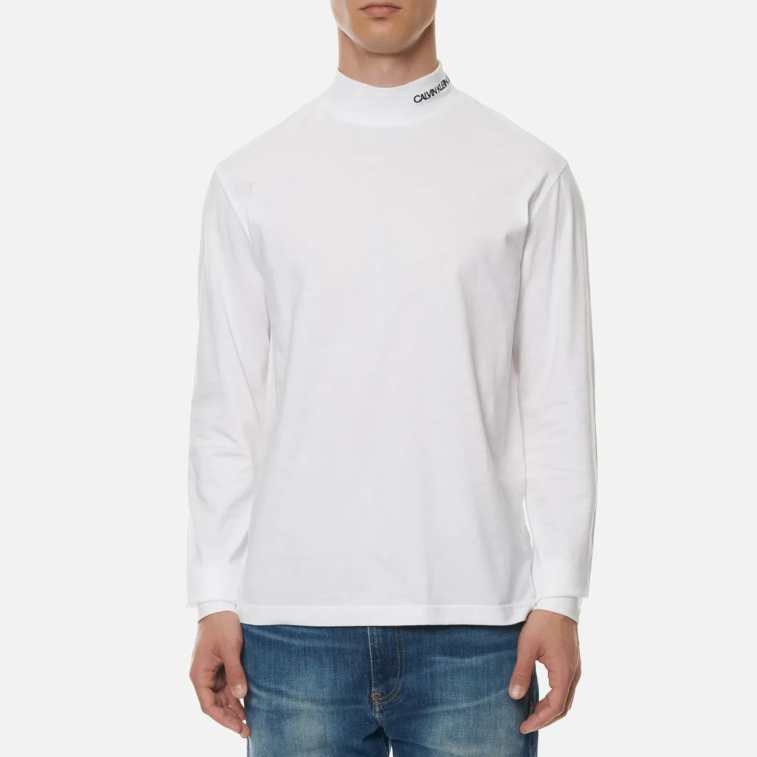 Calvin Klein Jeans Мужской лонгслив LS Mock Neck