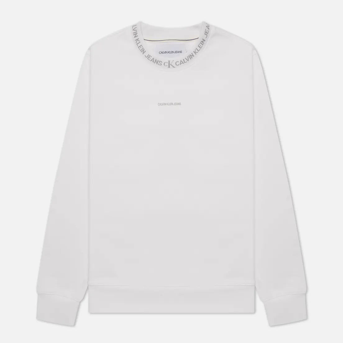 Calvin Klein Jeans Мужская толстовка Logo Jacquard Crew Neck