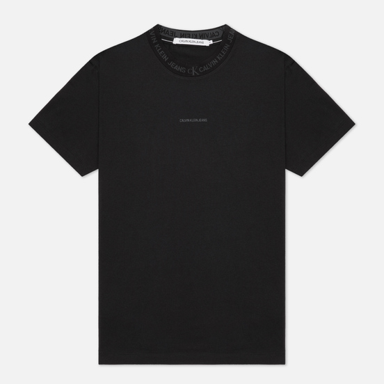Мужская футболка Calvin Klein Jeans Logo Jacquard Black