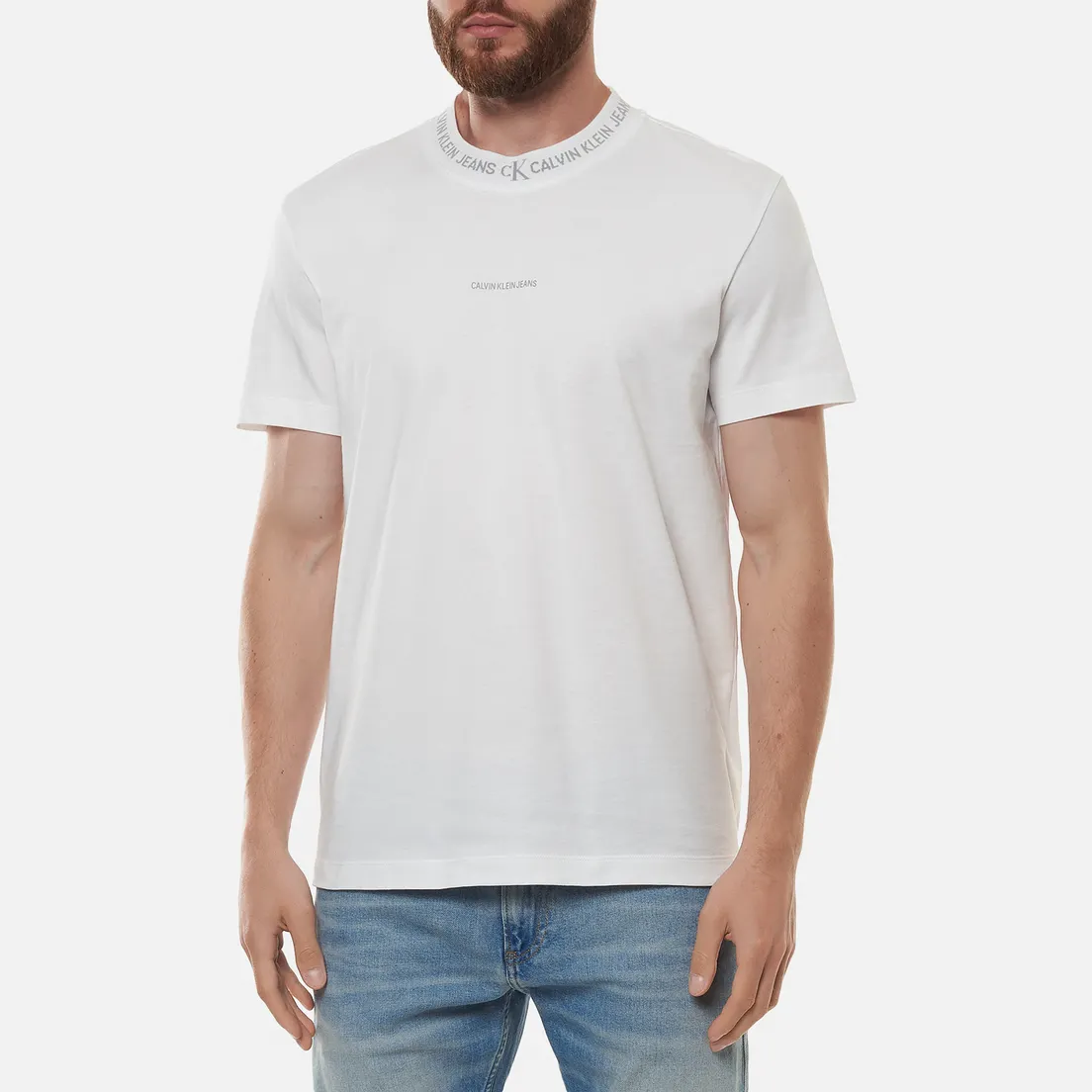 Calvin Klein Jeans Мужская футболка Logo Jacquard