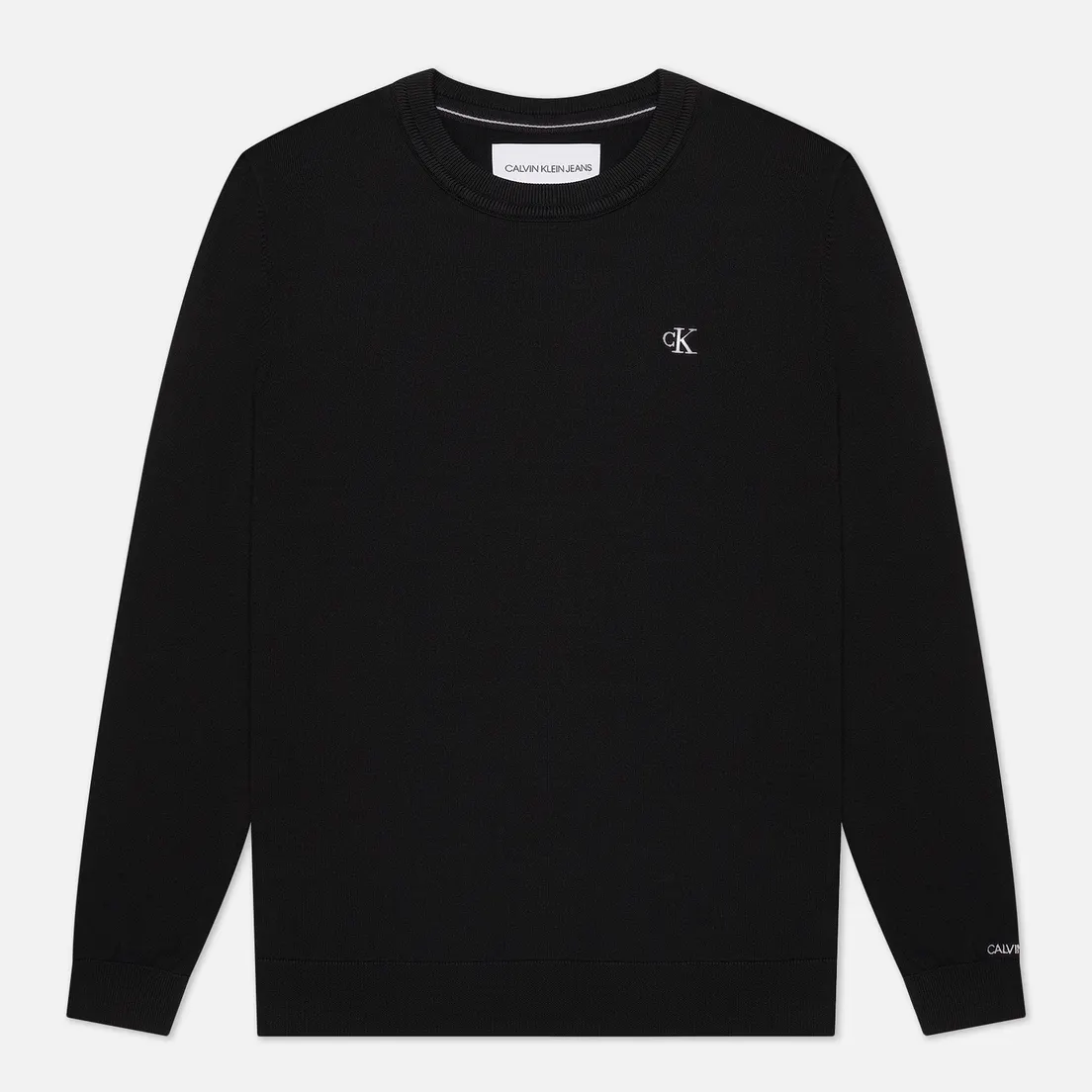 Calvin Klein Jeans Мужской свитер Monogram Chest Logo Crew