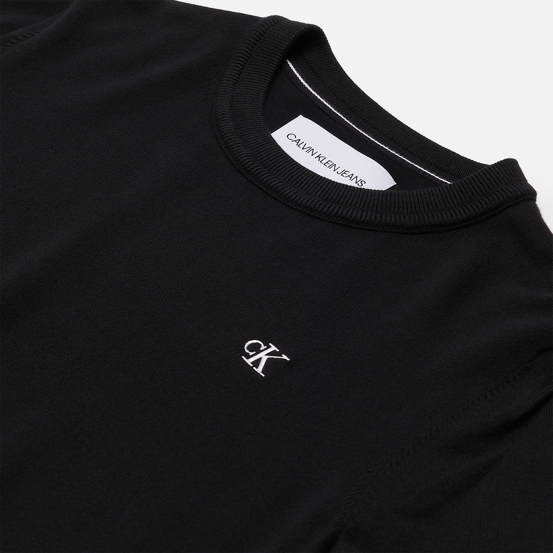 Calvin Klein Jeans Мужской свитер Monogram Chest Logo Crew