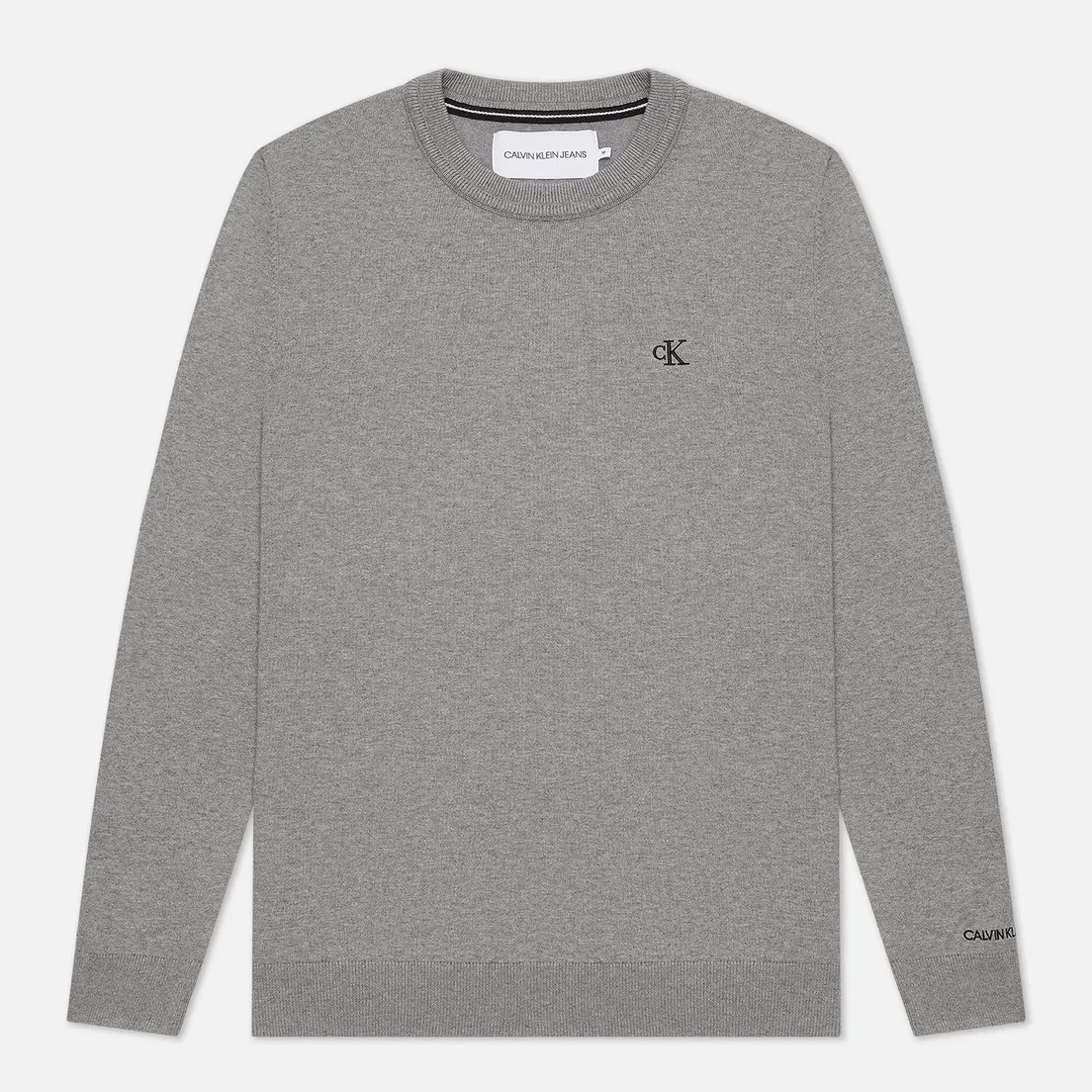 Calvin Klein Jeans Мужской свитер Monogram Chest Logo Crew