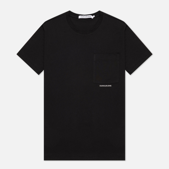 Мужская футболка Calvin Klein Jeans Micro Branding Pocket Black