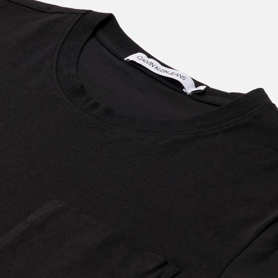Мужская футболка Calvin Klein Jeans Micro Branding Pocket Black