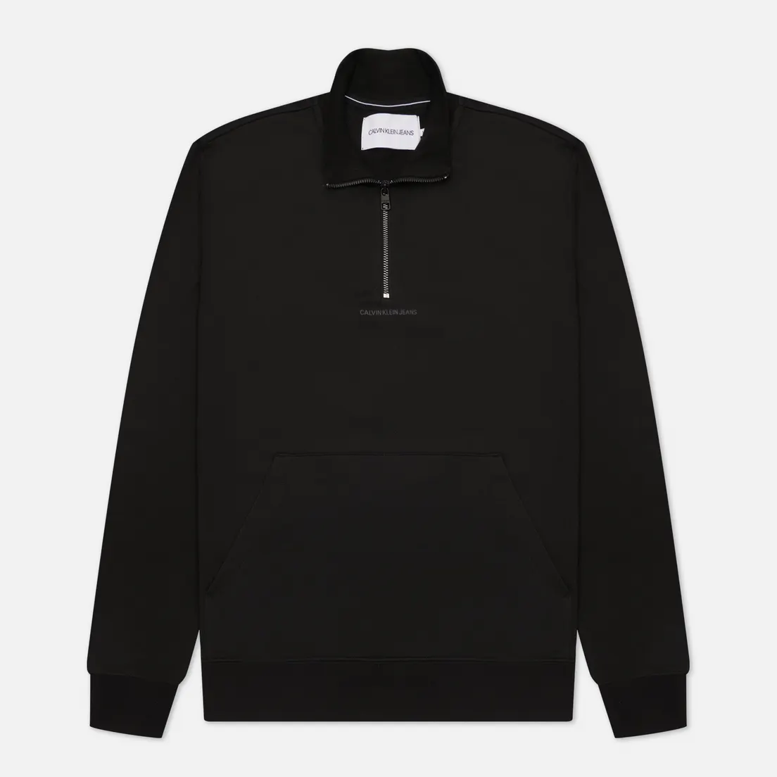 Calvin Klein Jeans Мужская толстовка Logo Jacquard Mock Neck Half-Zip