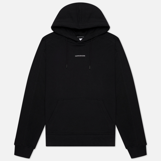 Мужская толстовка Calvin Klein Jeans Micro Branding Hoodie Black