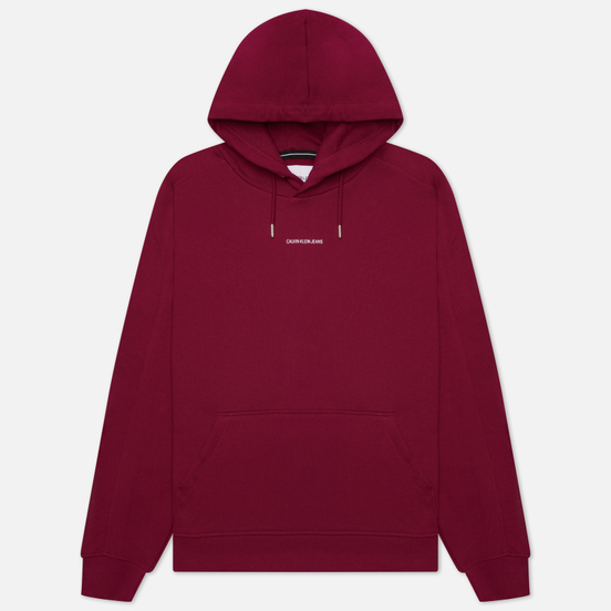 Мужская толстовка Calvin Klein Jeans Micro Branding Hoodie Dark Clove