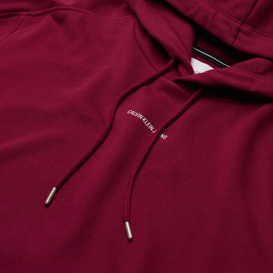 Мужская толстовка Calvin Klein Jeans Micro Branding Hoodie Dark Clove