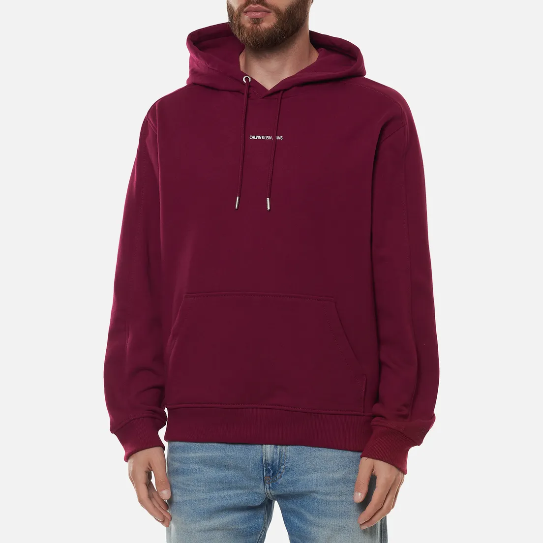 Calvin Klein Jeans Мужская толстовка Micro Branding Hoodie