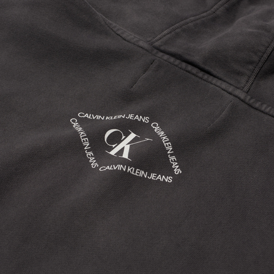 Мужская толстовка Calvin Klein Jeans Washed Skater Photoprint Hoodie Black