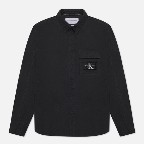 Мужская рубашка Calvin Klein Jeans Garment-Dye Wash Black