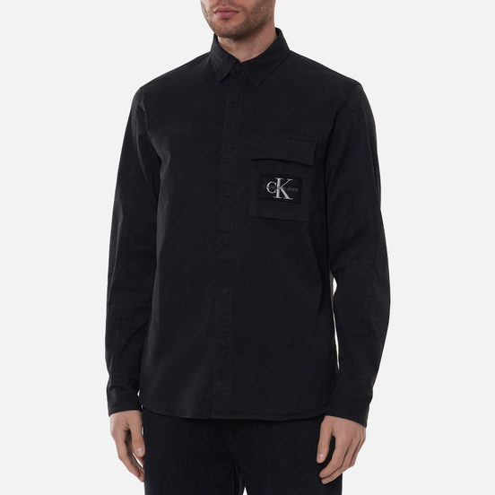 Мужская рубашка Calvin Klein Jeans Garment-Dye Wash Black