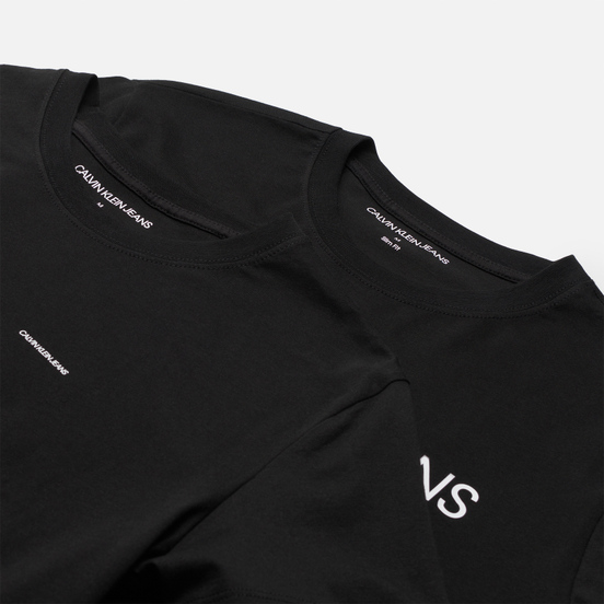 Комплект мужских футболок Calvin Klein Jeans 2-Pack Institutional Logo Black