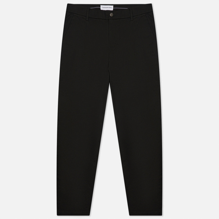 Мужские брюки Calvin Klein Jeans Slim Stretch Chino, цвет чёрный, размер 32/32