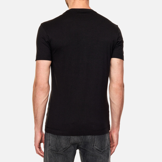 Мужская футболка Calvin Klein Jeans, цвет чёрный, размер XXL J30J318067BEH Micro Branding Essential - фото 4