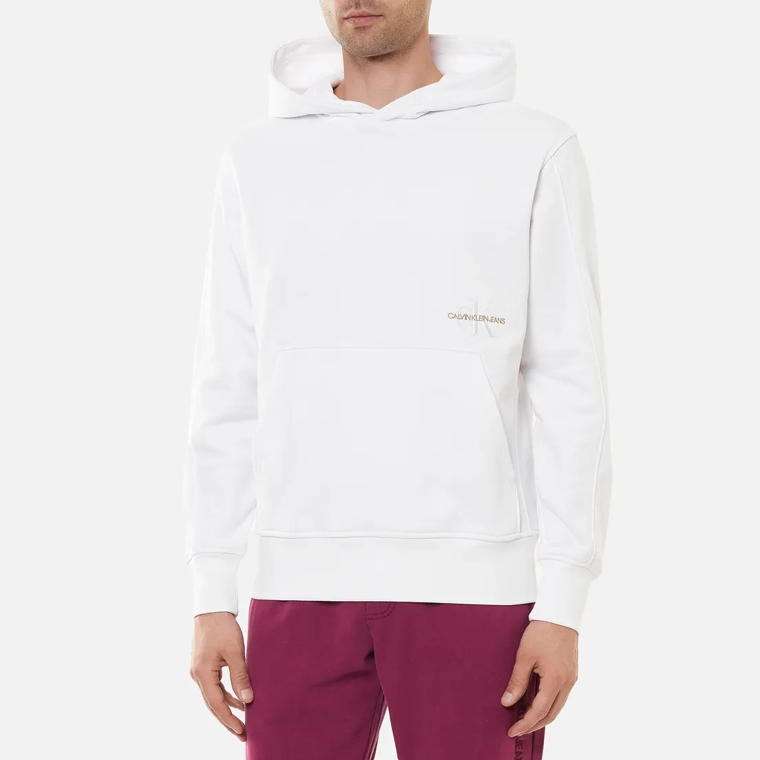 Calvin Klein Jeans Мужская толстовка Off Placed Iconic Hoodie