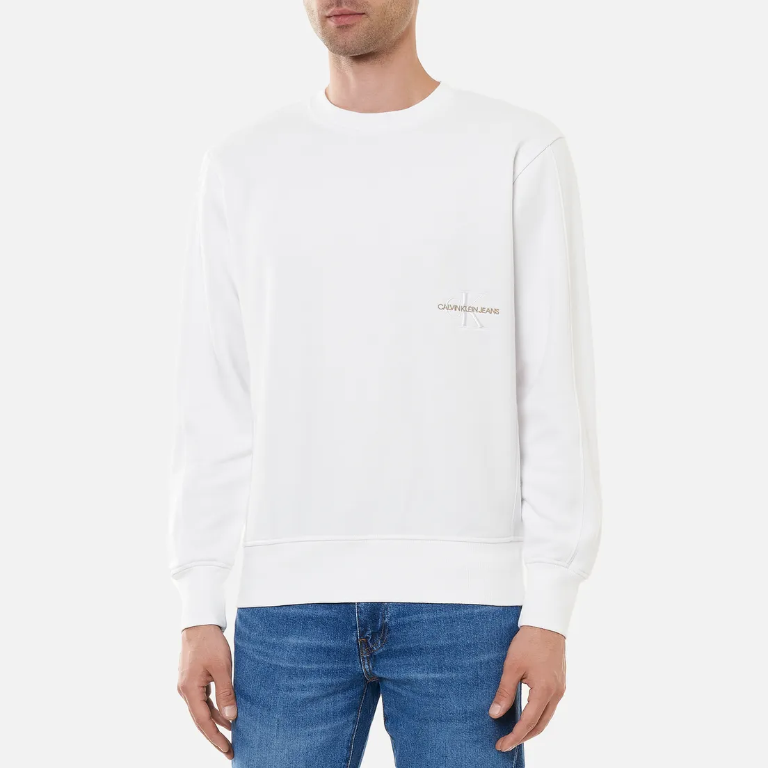 Calvin Klein Jeans Мужская толстовка Off Placed Iconic Crew