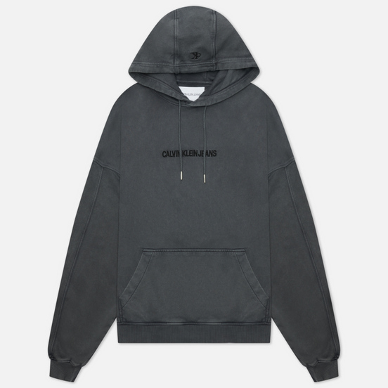 Мужская толстовка Calvin Klein Jeans Acid Wash Hoodie Washed Black