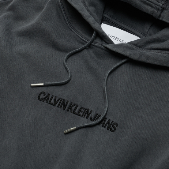 Мужская толстовка Calvin Klein Jeans Acid Wash Hoodie Washed Black