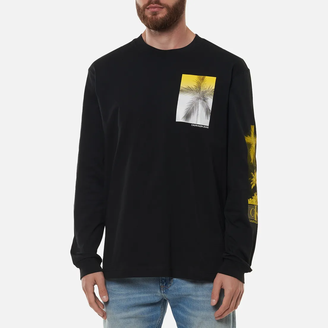 Calvin Klein Jeans Мужской лонгслив Organic Cotton