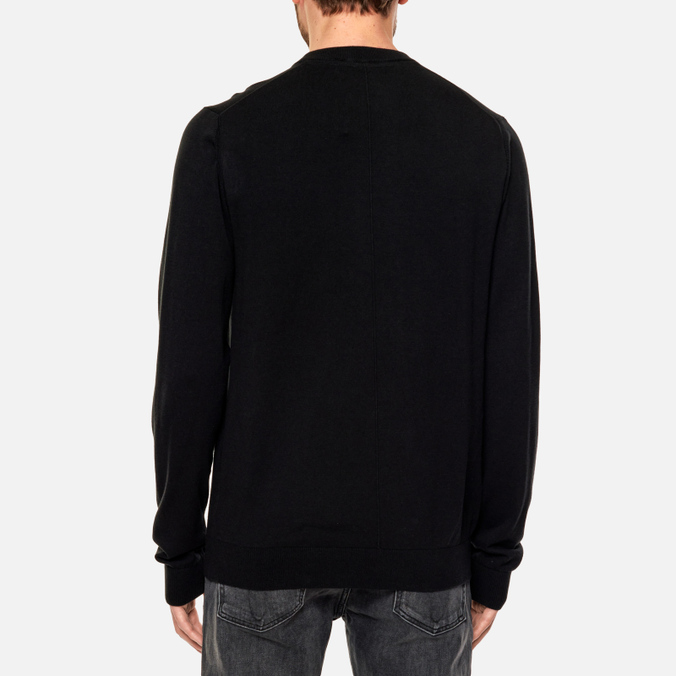 Мужской свитер Calvin Klein Jeans, цвет чёрный, размер L J30J318232BEH Essential Crew Neck - фото 4
