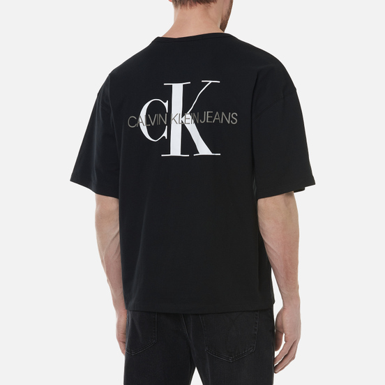 Мужская футболка Calvin Klein Jeans Monogram Modern Relaxed Fit Black