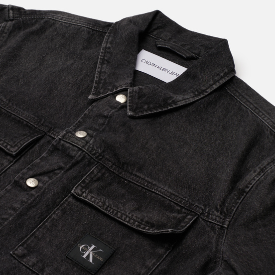 Мужская джинсовая куртка Calvin Klein Jeans Utility Denim Denim Black