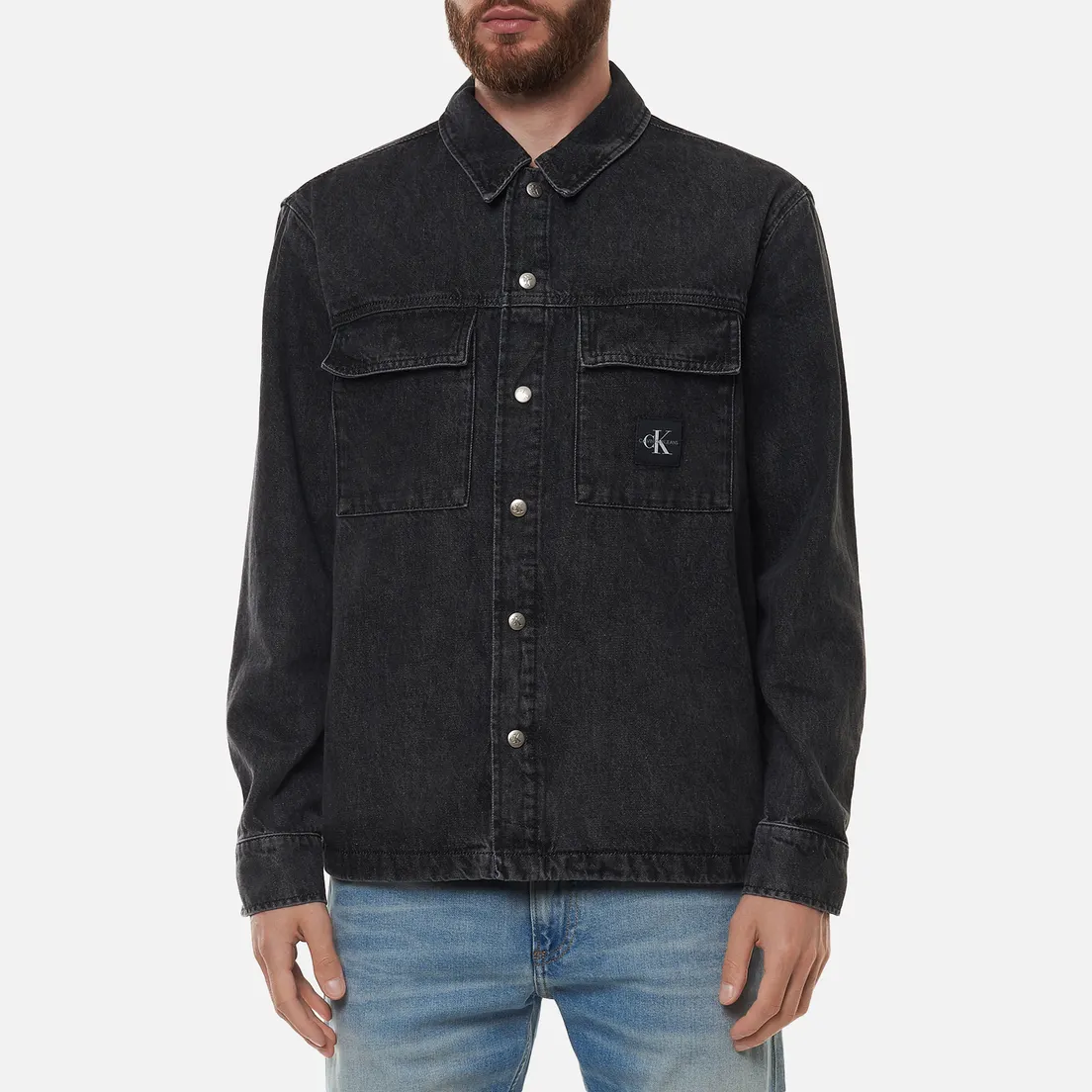 Calvin Klein Jeans Мужская джинсовая куртка Utility Denim