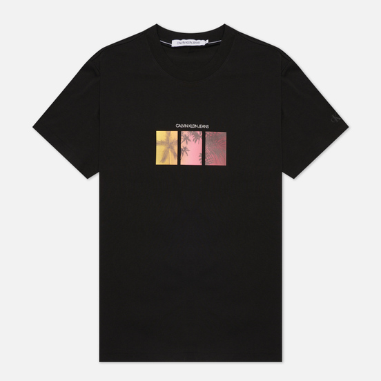 Мужская футболка Calvin Klein Jeans Organic Cotton Palm Print Black