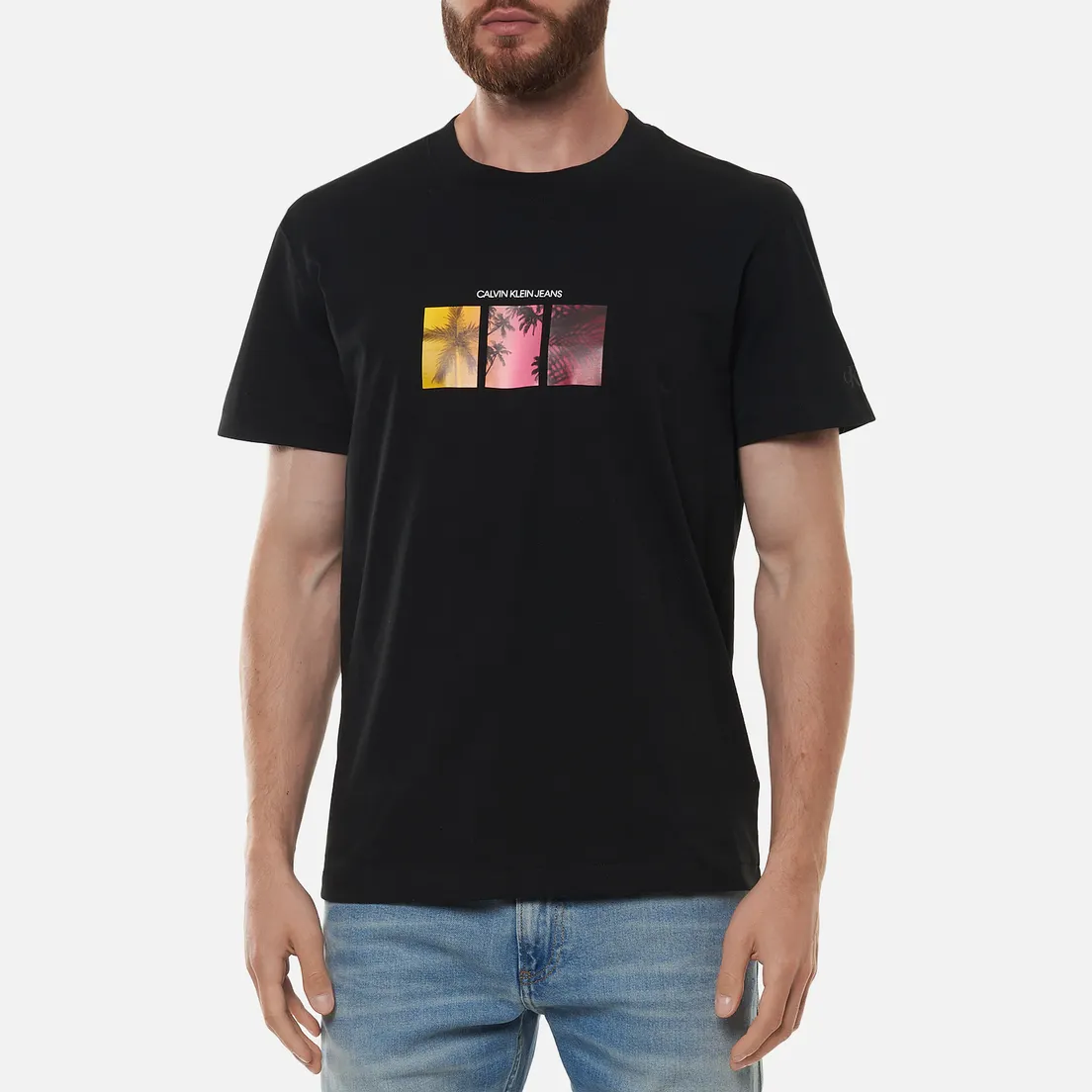 Calvin Klein Jeans Мужская футболка Organic Cotton Palm Print