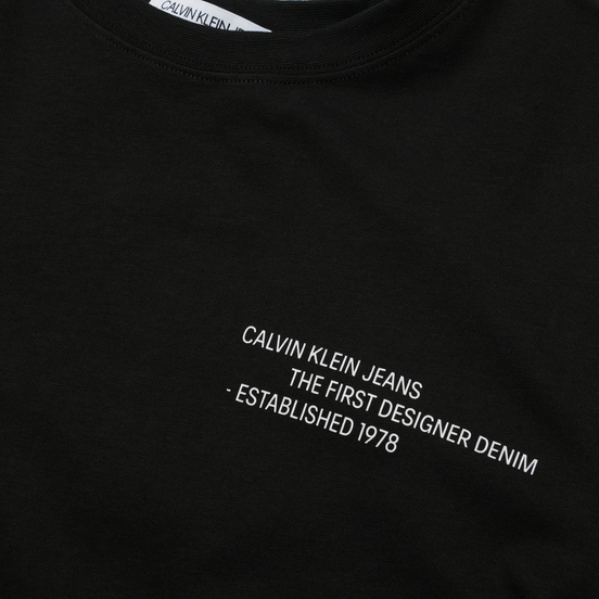 Мужская футболка Calvin Klein Jeans Reptile Back Graphic Black