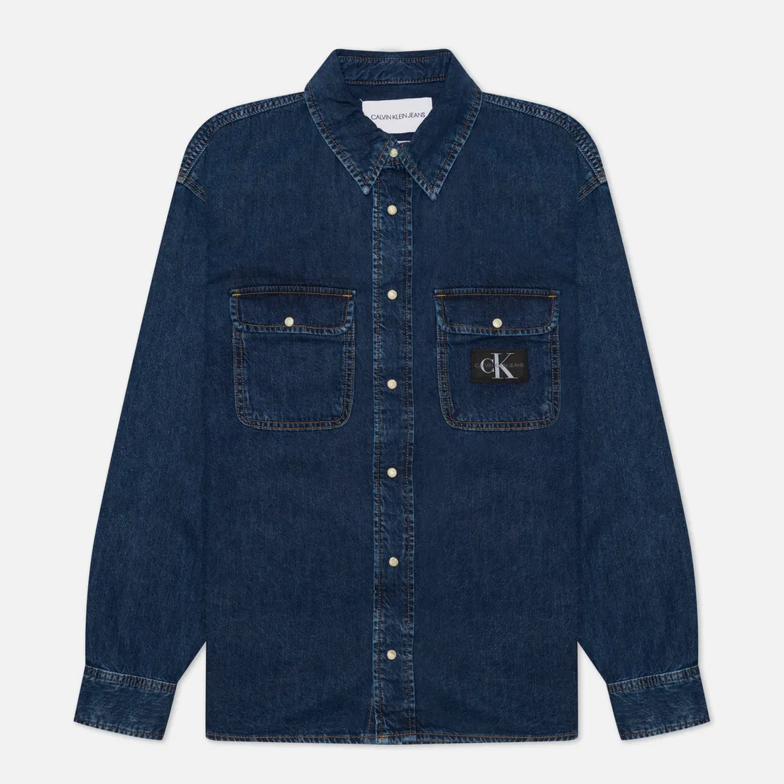 Calvin Klein Jeans Мужская рубашка Oversized Denim