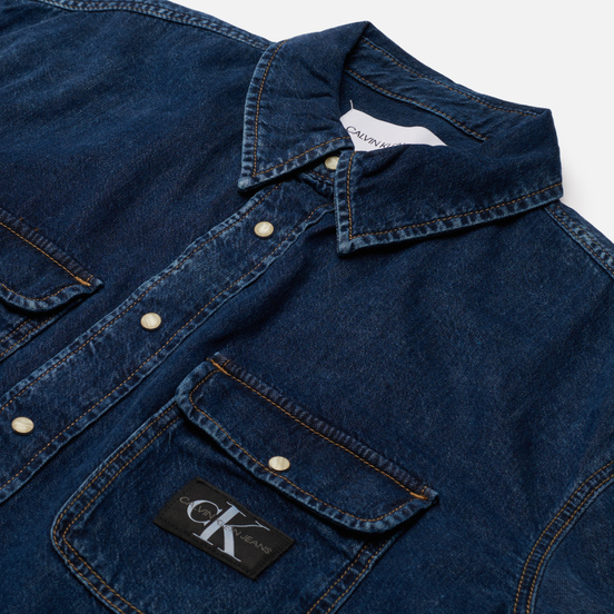 Мужская рубашка Calvin Klein Jeans Oversized Denim Denim Light