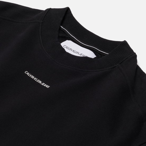 Мужская толстовка Calvin Klein Jeans Micro Branding Organic Black