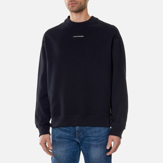Мужская толстовка Calvin Klein Jeans Micro Branding Organic Black