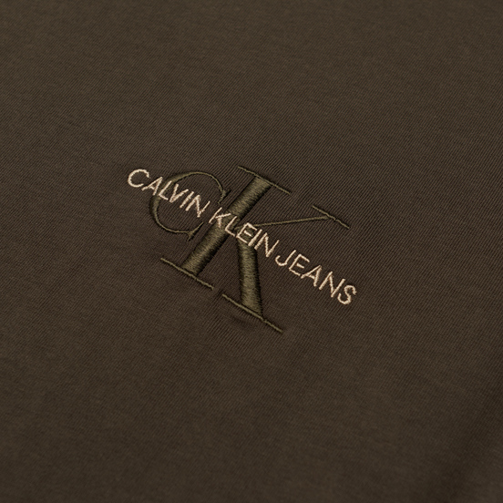 Мужская водолазка Calvin Klein Jeans LS Off Placed Roll Neck Black Olive