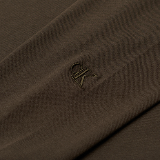 Мужская водолазка Calvin Klein Jeans LS Off Placed Roll Neck Black Olive