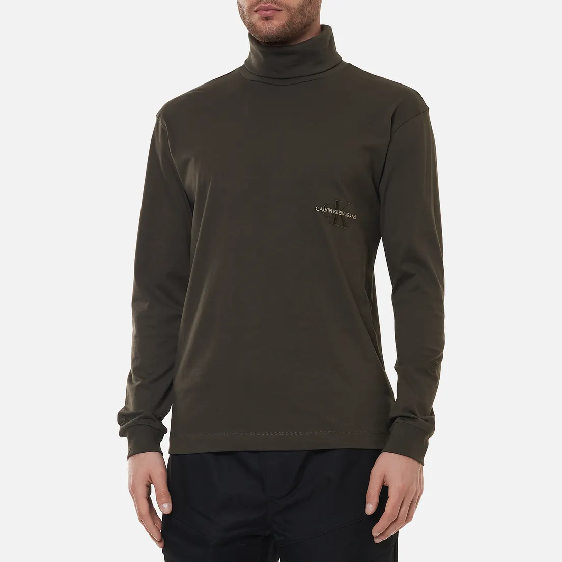Calvin Klein Jeans Мужская водолазка LS Off Placed Roll Neck