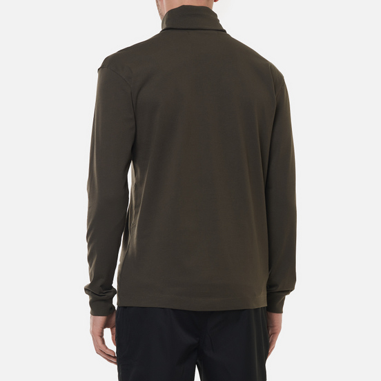 Мужская водолазка Calvin Klein Jeans LS Off Placed Roll Neck Black Olive